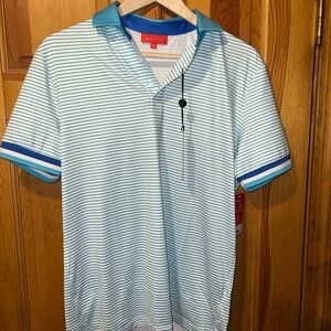 Redvanly Poirier Polo R2519 Curaçao NWT MSRP $110